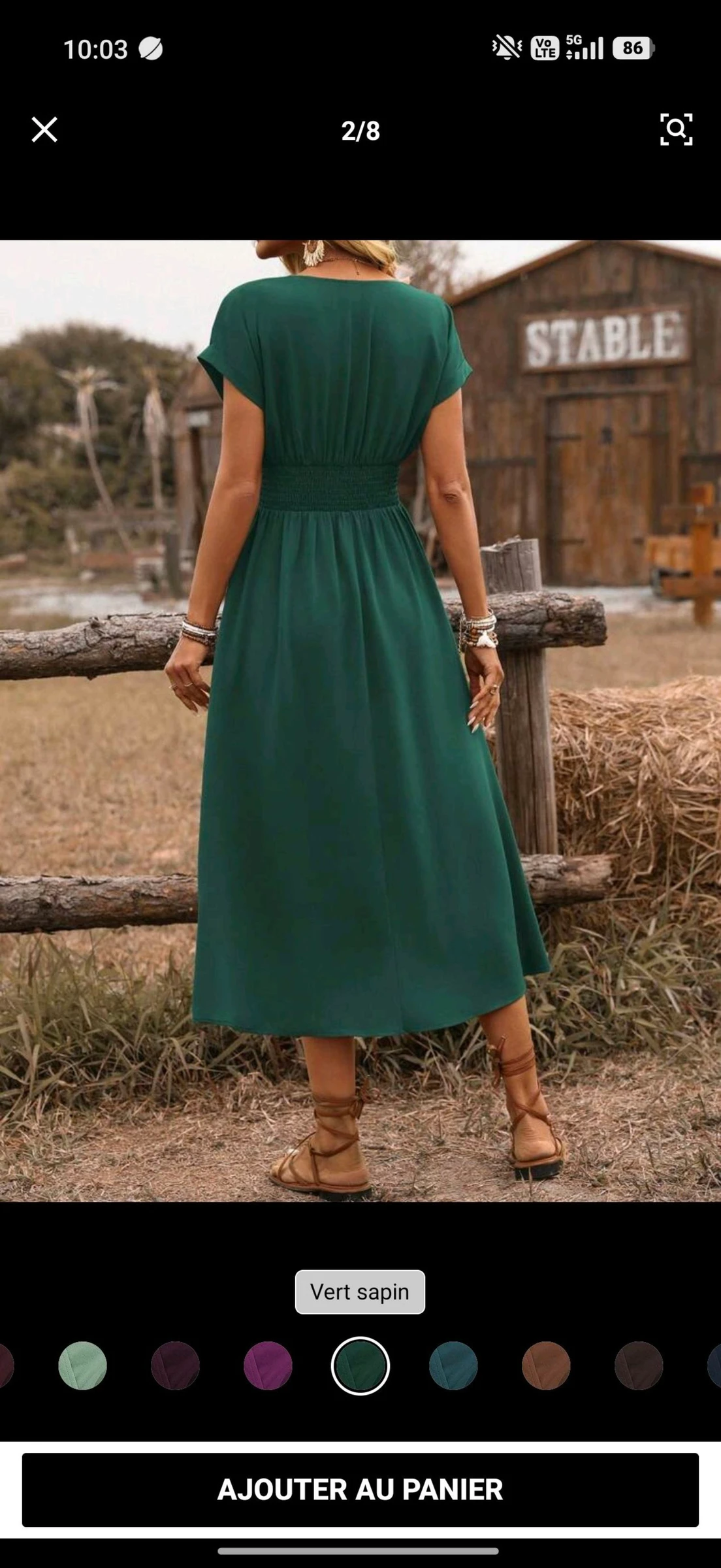 Forest Green Maxi Dress – photo 5